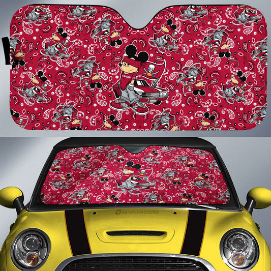 Tampa Bay Buccaneers Car Sunshade Cartoon Theme Collection - Gearcarcover - 1