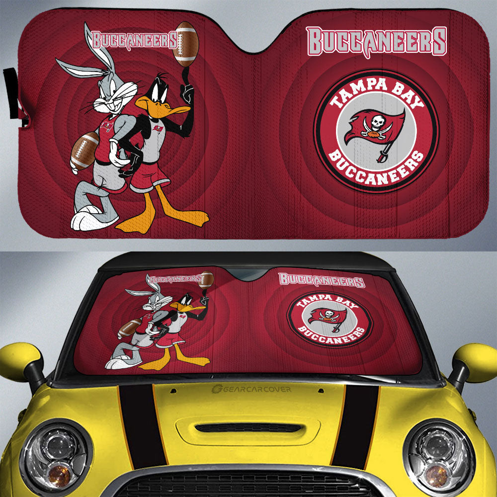 Tampa Bay Buccaneers Car Sunshade Custom Car Accessories - Gearcarcover - 1