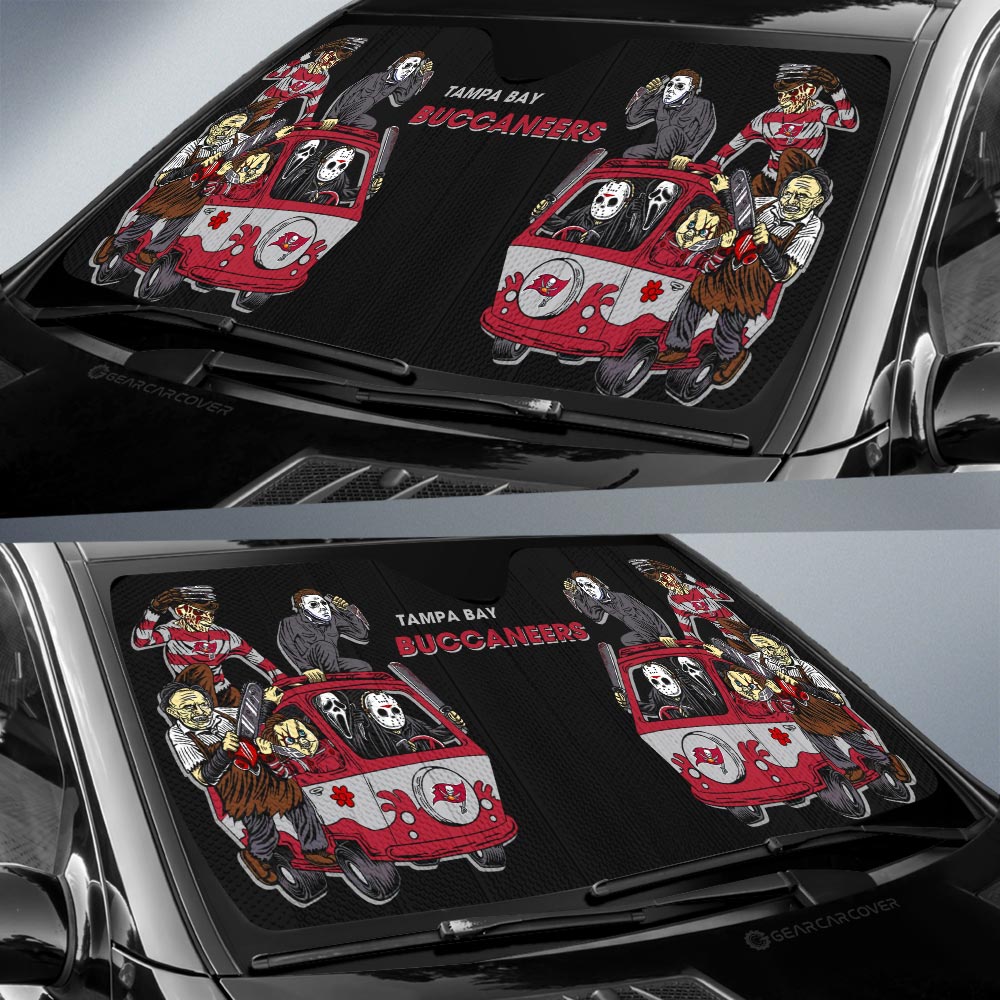 Tampa Bay Buccaneers Car Sunshade Custom Car Accessories - Gearcarcover - 2