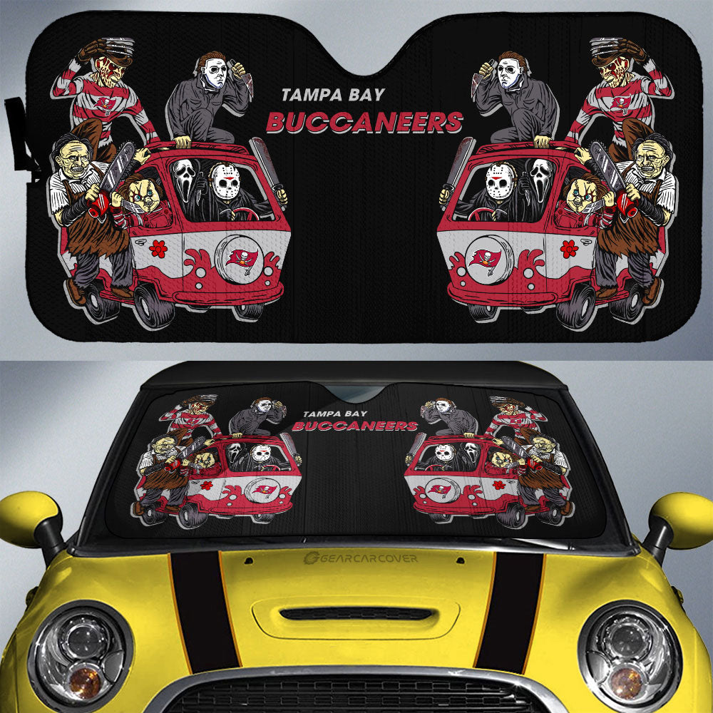 Tampa Bay Buccaneers Car Sunshade Custom Car Accessories - Gearcarcover - 1