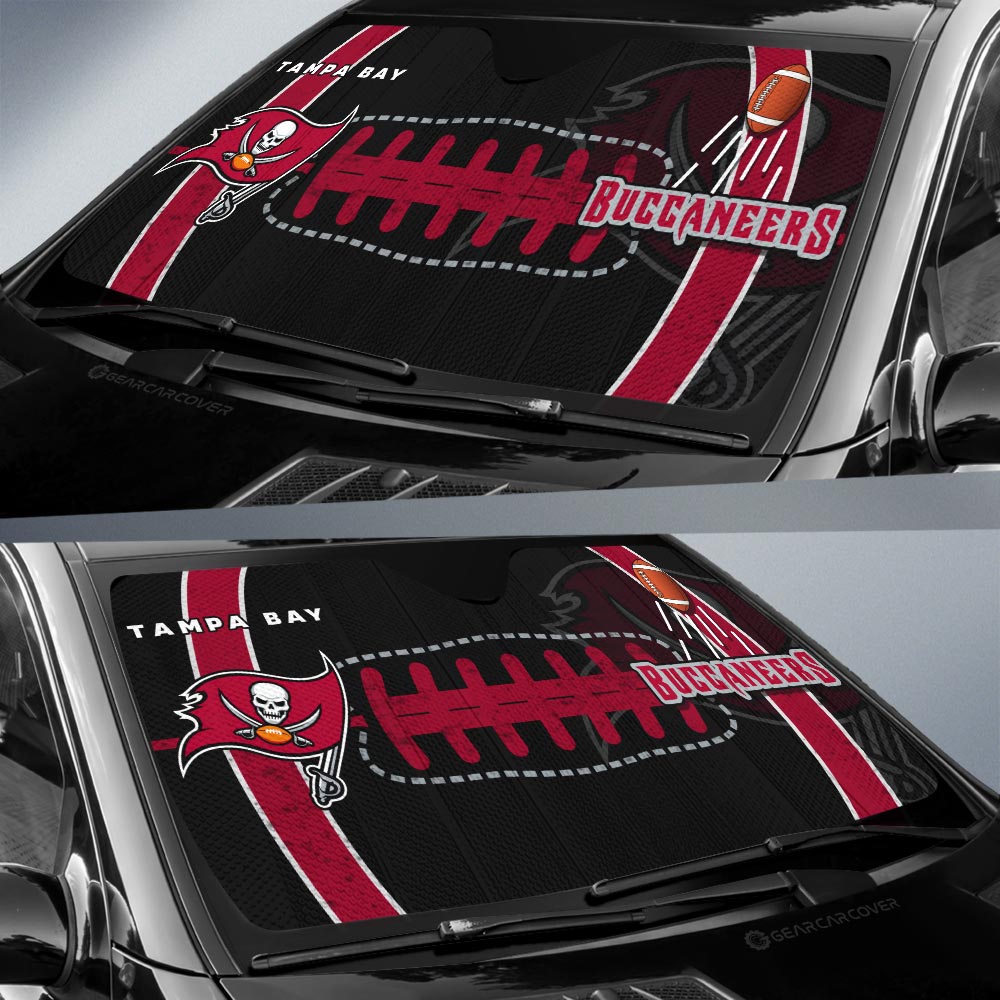 Tampa Bay Buccaneers Car Sunshade Custom Car Accessories - Gearcarcover - 2