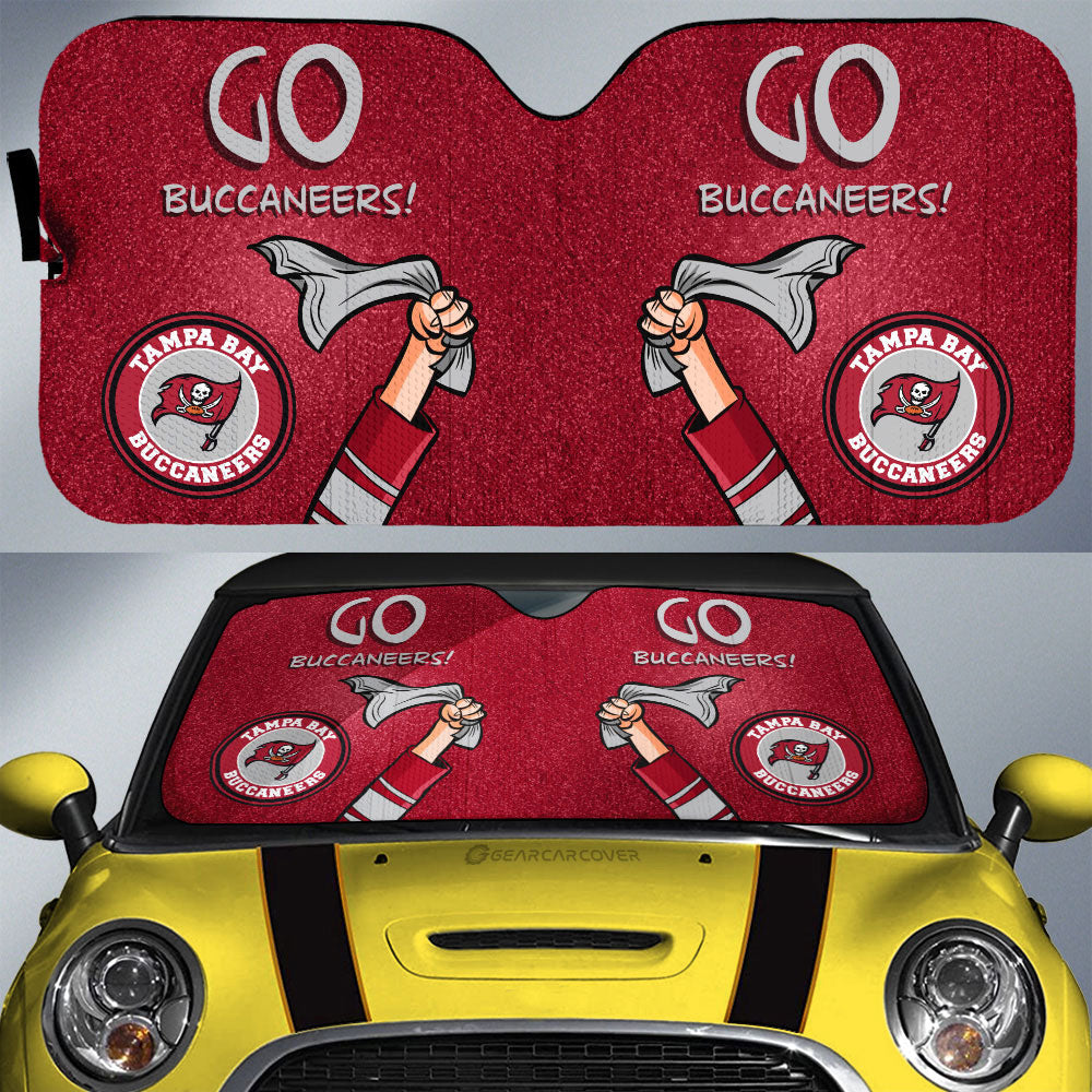 Tampa Bay Buccaneers Car Sunshade Custom Car Accessories - Gearcarcover - 1