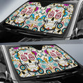 Tampa Bay Buccaneers Car Sunshade Custom Sugar Skull Car Accessories - Gearcarcover - 2