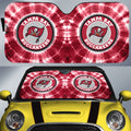 Tampa Bay Buccaneers Car Sunshade Custom Tie Dye Car Accessories - Gearcarcover - 1