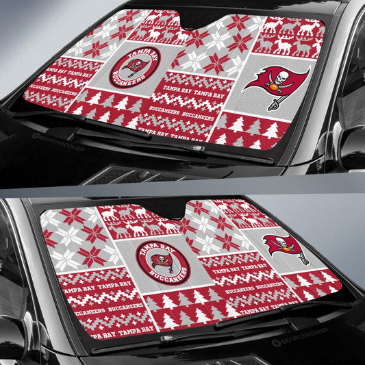 Tampa Bay Buccaneers Car Sunshade Custom Ugly Style Car Accessories - Gearcarcover - 2