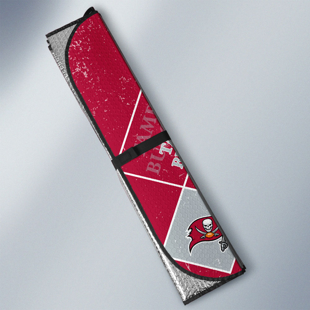 Tampa Bay Buccaneers Car Sunshade Sporty Team Collection - Gearcarcover - 3