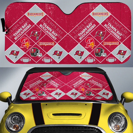 Tampa Bay Buccaneers Car Sunshade Sporty Team Collection - Gearcarcover - 1