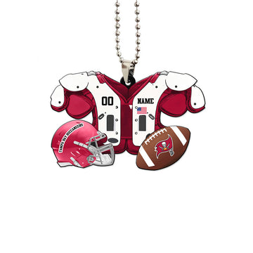 Tampa Bay Buccaneers Ornament Personalized Uniforms Collection - Gearcarcover - 1