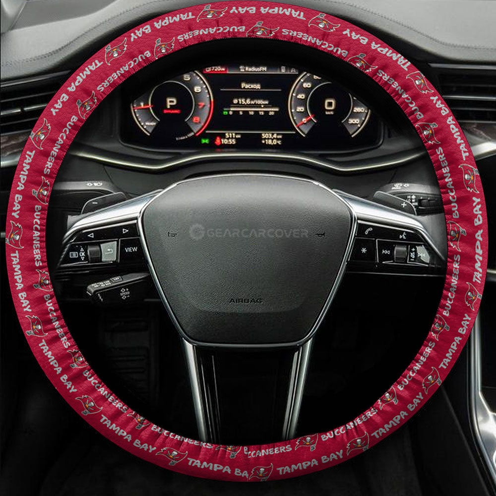 Tampa Bay Buccaneers Steering Wheel Cover Sporty Team Collection - Gearcarcover - 3