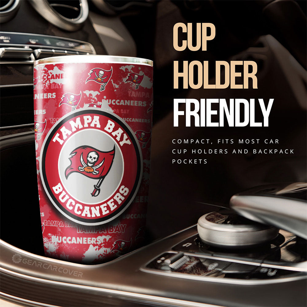 Tampa Bay Buccaneers Tumbler Cup Custom Car Accessories - Gearcarcover - 3
