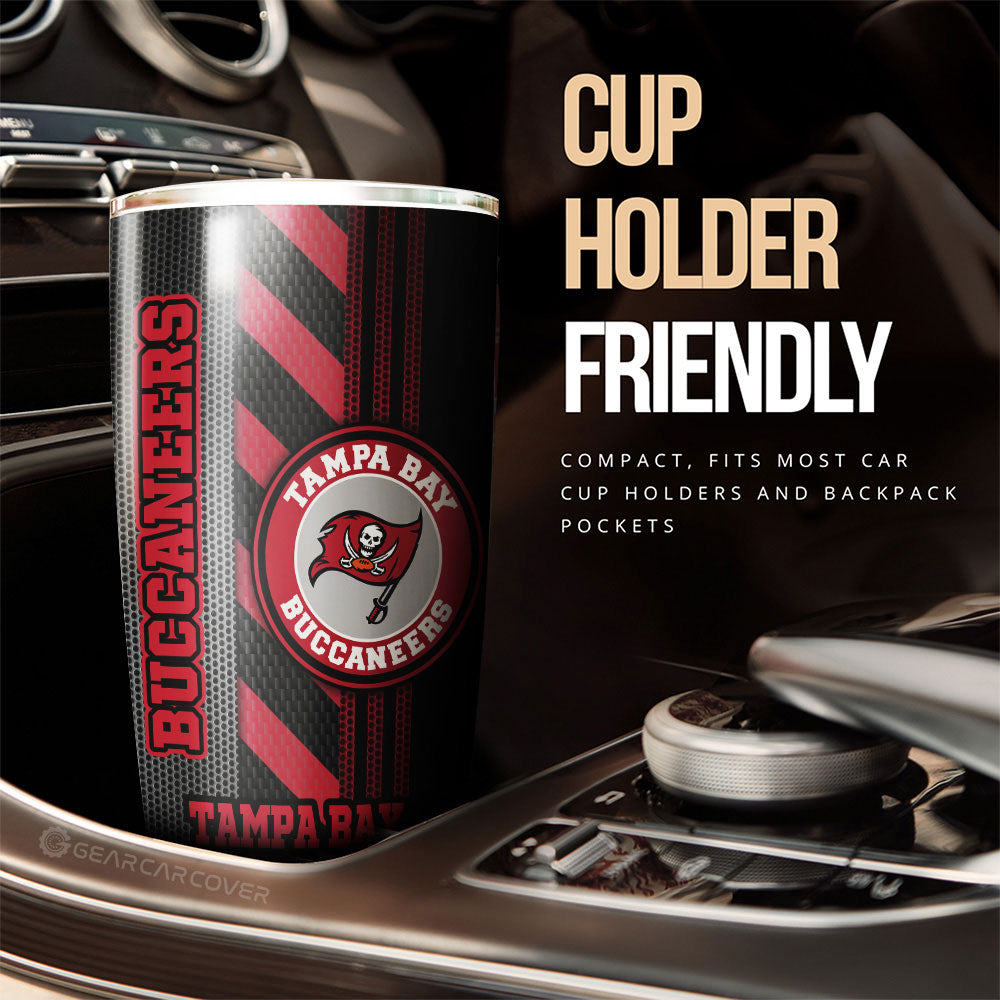 Tampa Bay Buccaneers Tumbler Cup Custom Car Accessories - Gearcarcover - 3