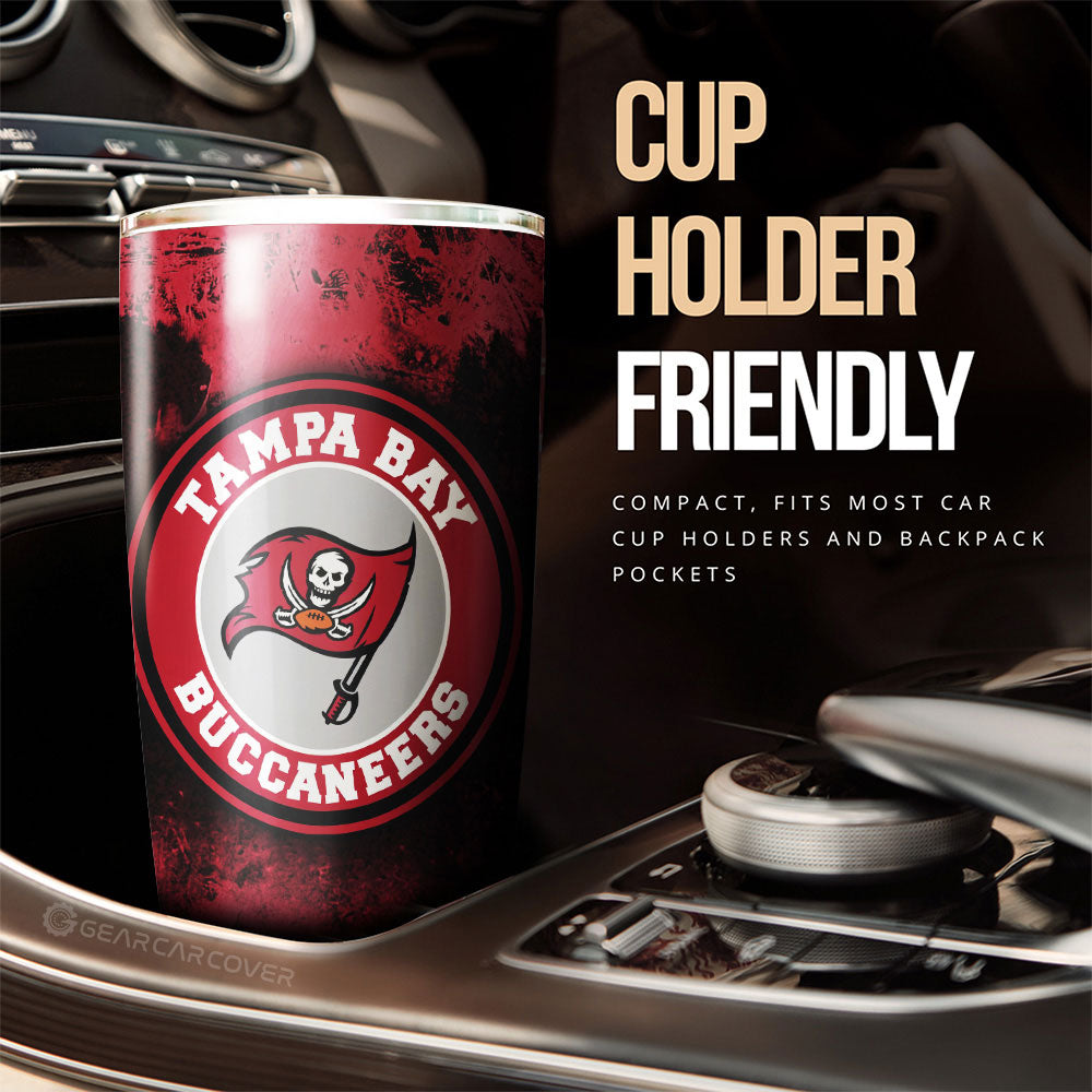 Tampa Bay Buccaneers Tumbler Cup Custom Car Accessories - Gearcarcover - 3