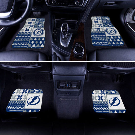 Tampa Bay Lightning Car Floor Mats Custom Ugly Style Car Accessories - Gearcarcover - 2
