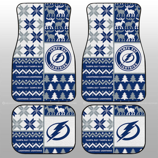 Tampa Bay Lightning Car Floor Mats Custom Ugly Style Car Accessories - Gearcarcover - 1