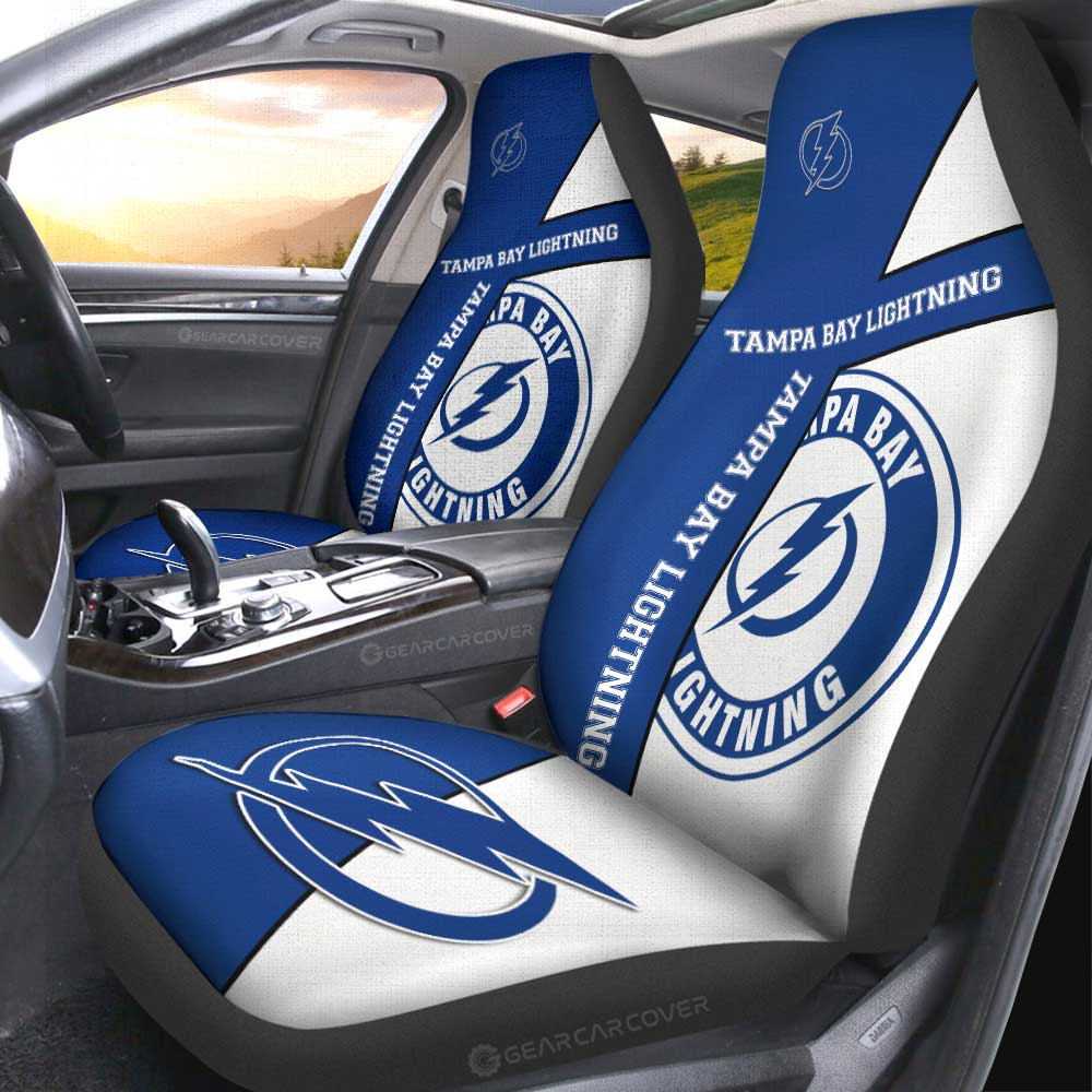 Tampa Bay Lightning Car Seat Covers Custom Car Accessories For Fans - Gearcarcover - 2