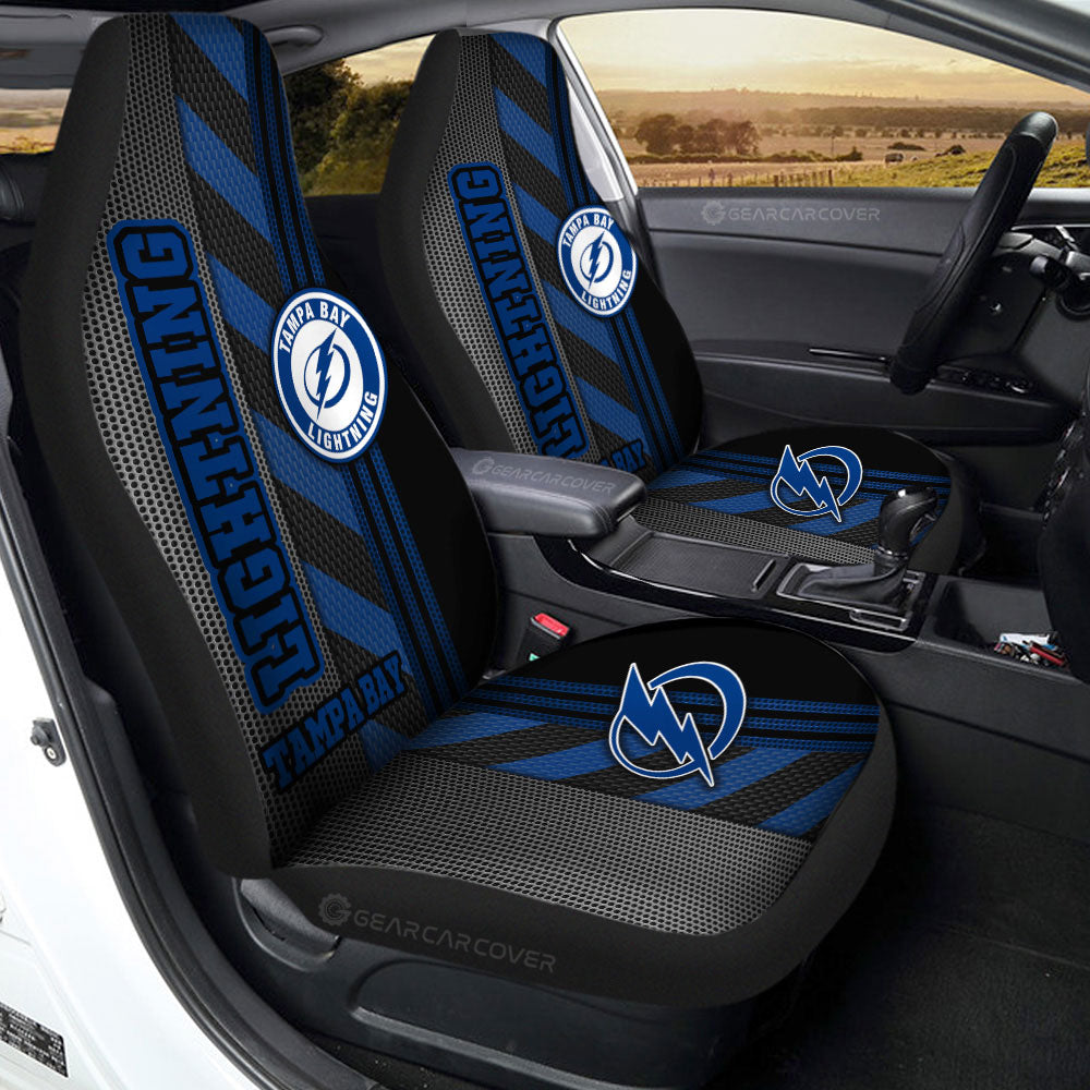 Tampa Bay Lightning Car Seat Covers Custom Car Accessories - Gearcarcover - 2