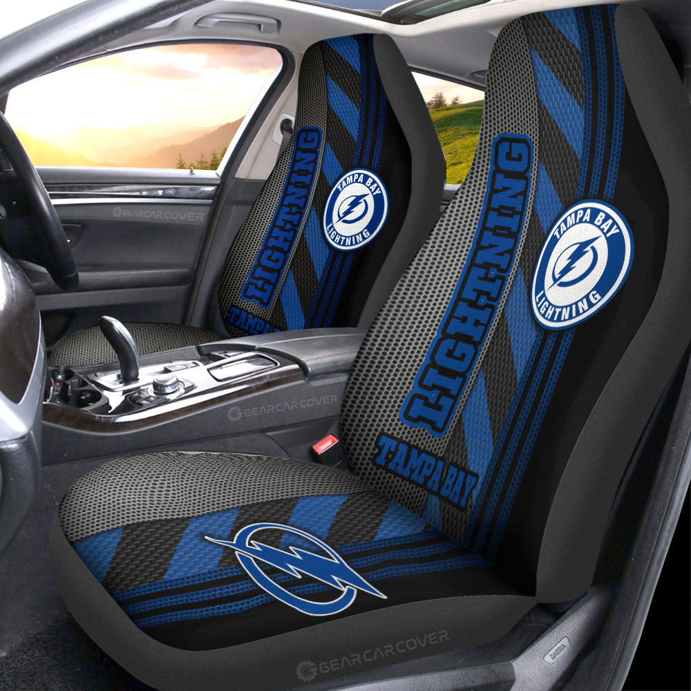 Tampa Bay Lightning Car Seat Covers Custom Car Accessories - Gearcarcover - 1