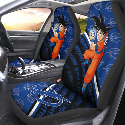 Tampa Bay Lightning Car Seat Covers Goku Car Decorations For Fans - Gearcarcover - 2