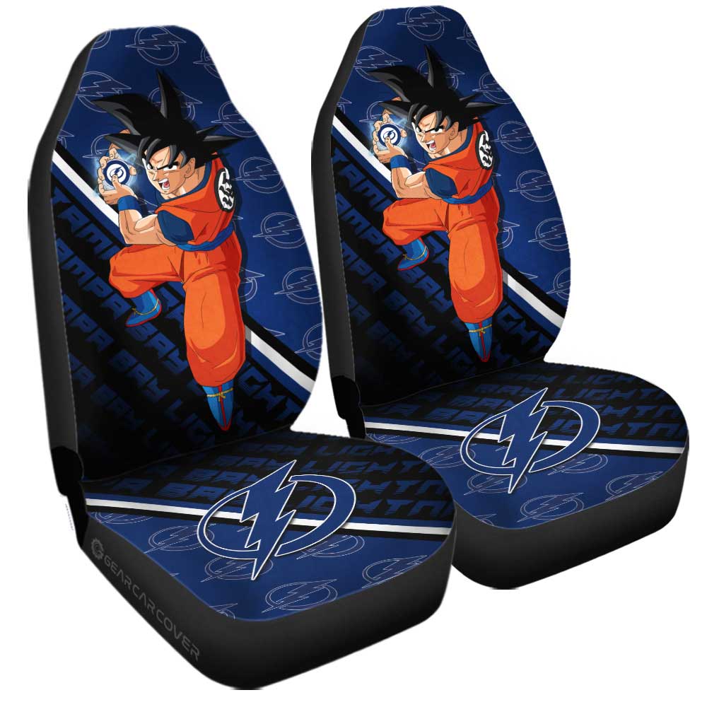 Tampa Bay Lightning Car Seat Covers Goku Car Decorations For Fans - Gearcarcover - 3