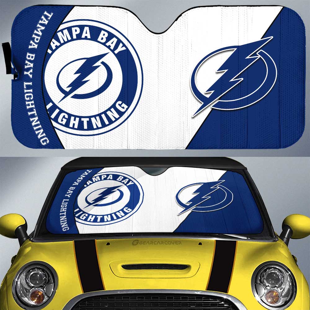 Tampa Bay Lightning Car Sunshade Custom Car Accessories For Fans - Gearcarcover - 1