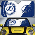 Tampa Bay Lightning Car Sunshade Custom Car Accessories For Fans - Gearcarcover - 1