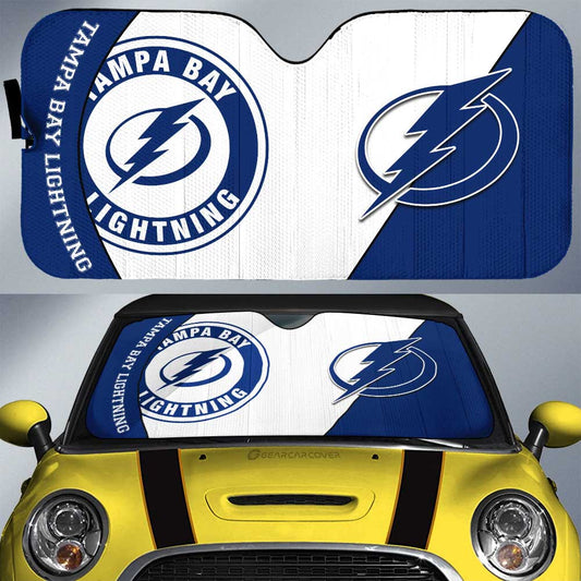 Tampa Bay Lightning Car Sunshade Custom Car Accessories For Fans - Gearcarcover - 1