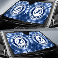 Tampa Bay Lightning Car Sunshade Custom Tie Dye Car Accessories - Gearcarcover - 2