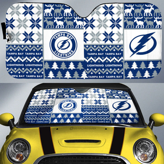 Tampa Bay Lightning Car Sunshade Custom Ugly Style Car Accessories - Gearcarcover - 1