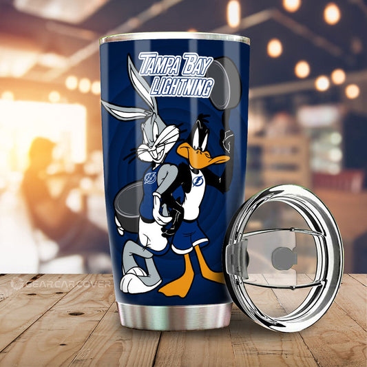 Tampa Bay Lightning Tumbler Cup Custom Car Accessories - Gearcarcover - 2
