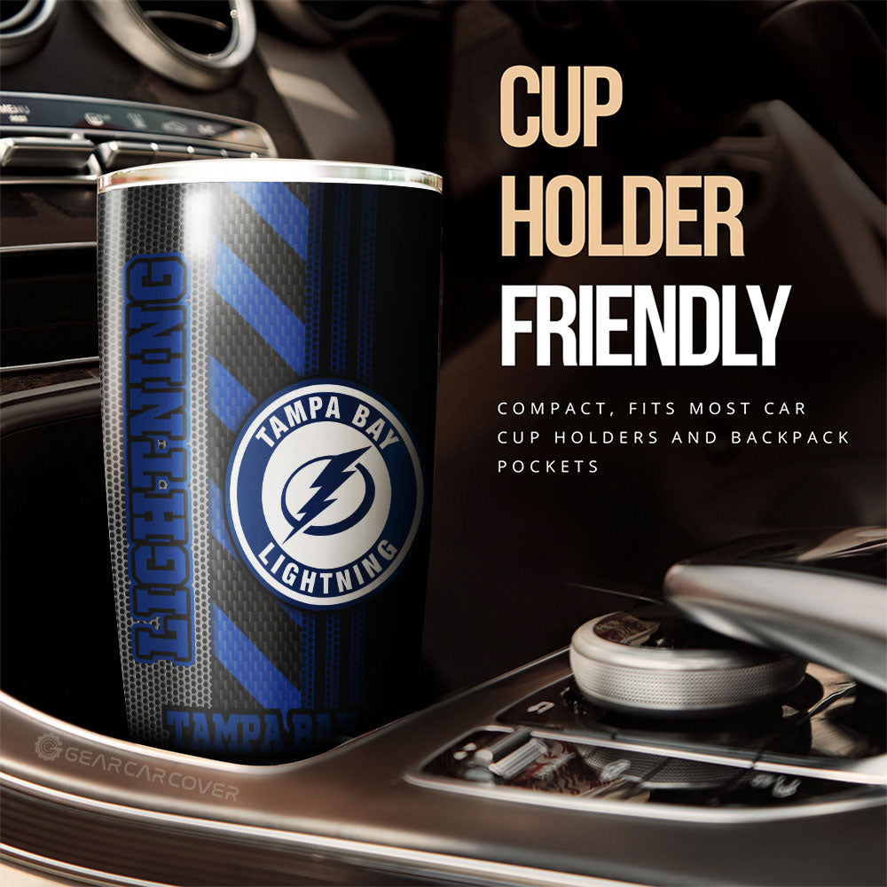 Tampa Bay Lightning Tumbler Cup Custom Car Accessories - Gearcarcover - 3