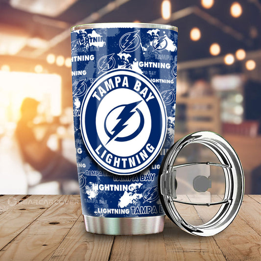 Tampa Bay Lightning Tumbler Cup Custom Car Accessories - Gearcarcover - 1