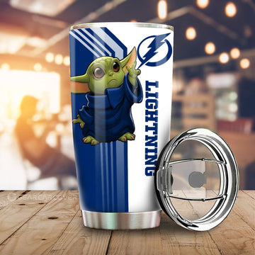 Tampa Bay Lightning Tumbler Cup Custom Car Accessories - Gearcarcover - 1