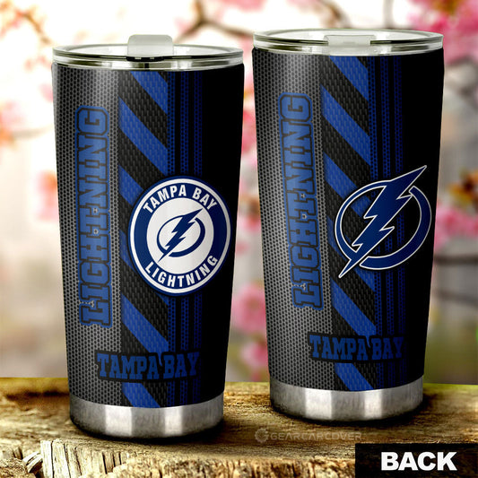 Tampa Bay Lightning Tumbler Cup Custom Car Accessories - Gearcarcover - 1