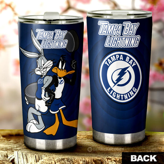 Tampa Bay Lightning Tumbler Cup Custom Car Accessories - Gearcarcover - 1