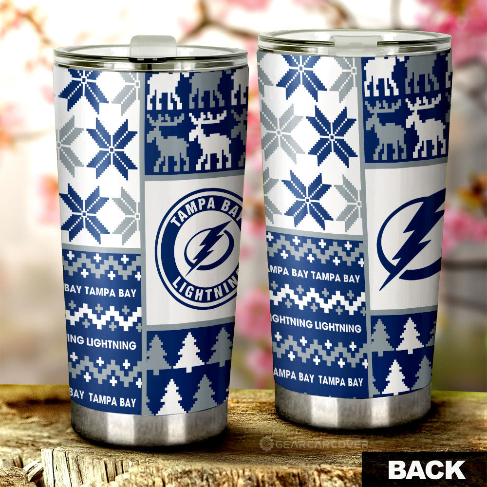 Tampa Bay Lightning Tumbler Cup Custom Ugly Style Car Accessories - Gearcarcover - 2