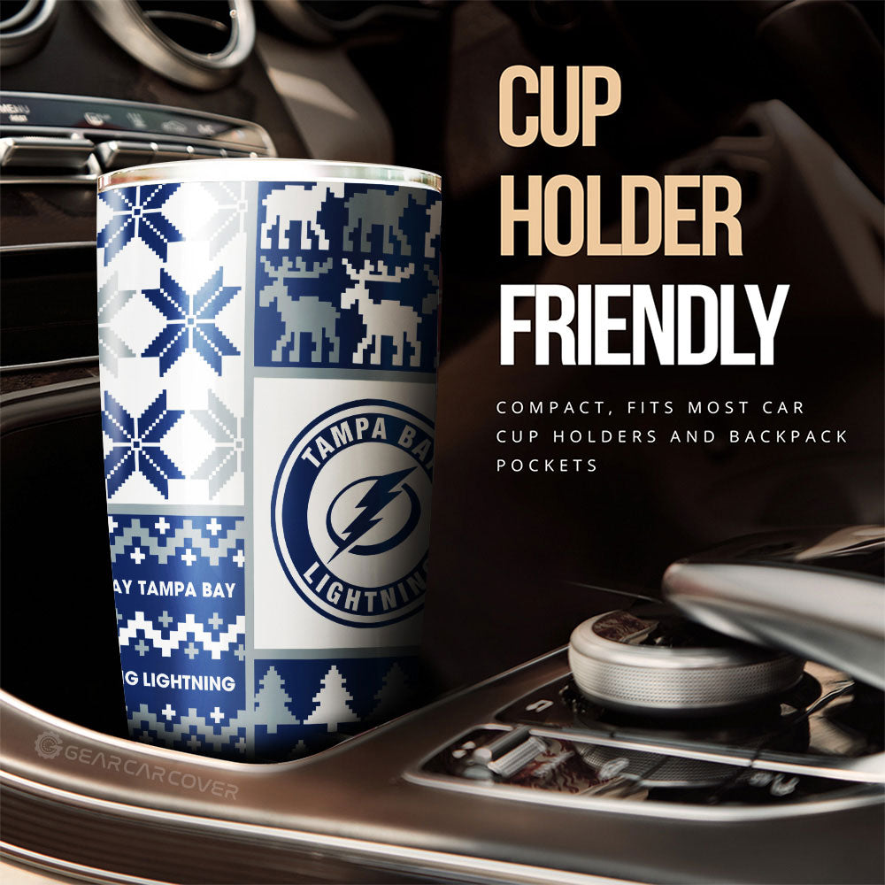Tampa Bay Lightning Tumbler Cup Custom Ugly Style Car Accessories - Gearcarcover - 3