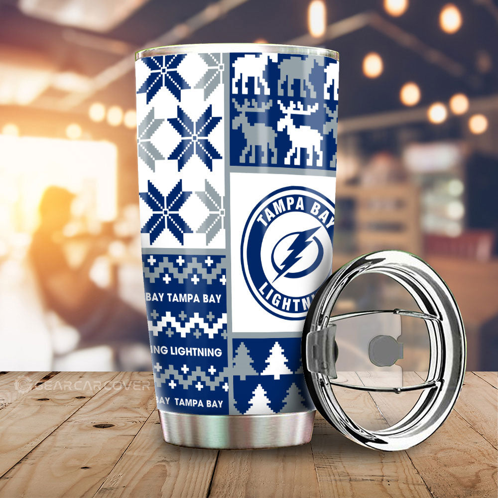 Tampa Bay Lightning Tumbler Cup Custom Ugly Style Car Accessories - Gearcarcover - 1