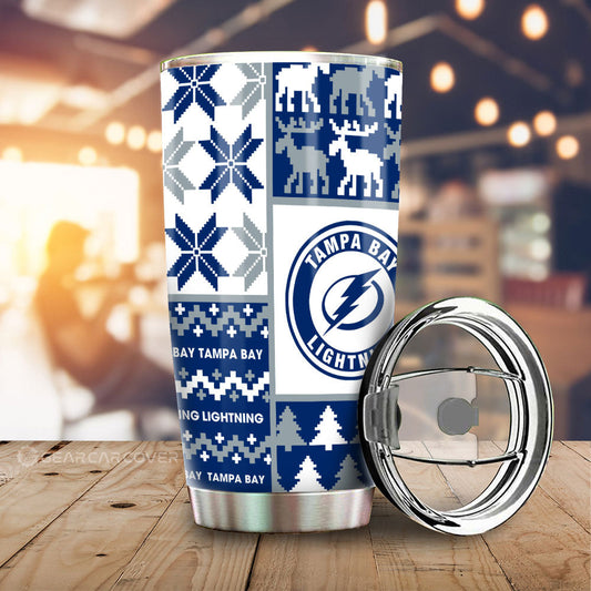 Tampa Bay Lightning Tumbler Cup Custom Ugly Style Car Accessories - Gearcarcover - 1
