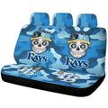 Tampa Bay Rays Car Back Seat Covers Skull Theme Collection - Gearcarcover - 1