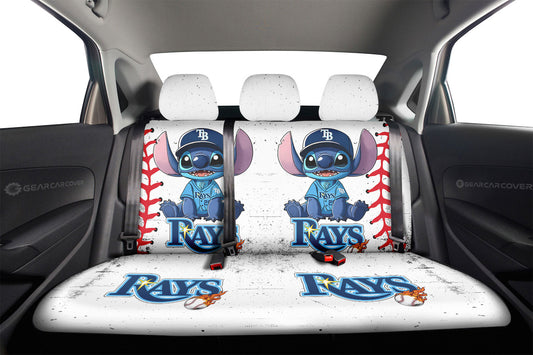 Tampa Bay Rays Car Back Seat Covers Stitch Theme Collection - Gearcarcover - 2
