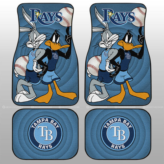 Tampa Bay Rays Car Floor Mats Custom Car Accessories - Gearcarcover - 1
