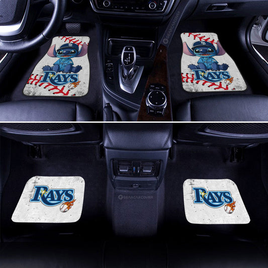 Tampa Bay Rays Car Floor Mats Stitch Theme Collection - Gearcarcover - 2