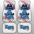 Tampa Bay Rays Car Floor Mats Stitch Theme Collection - Gearcarcover - 1