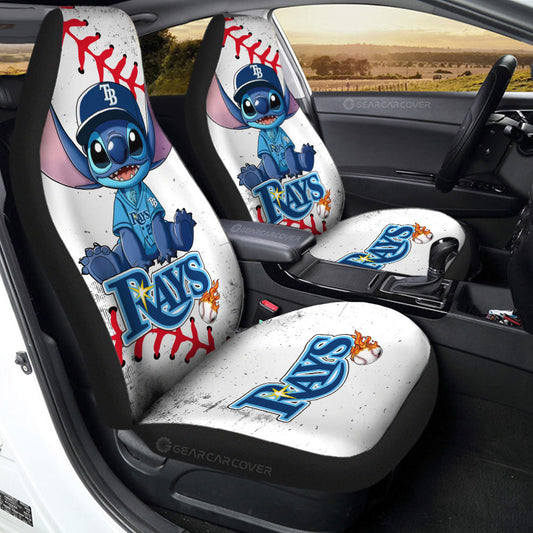 Tampa Bay Rays Car Seat Covers Stitch Theme Collection - Gearcarcover - 2