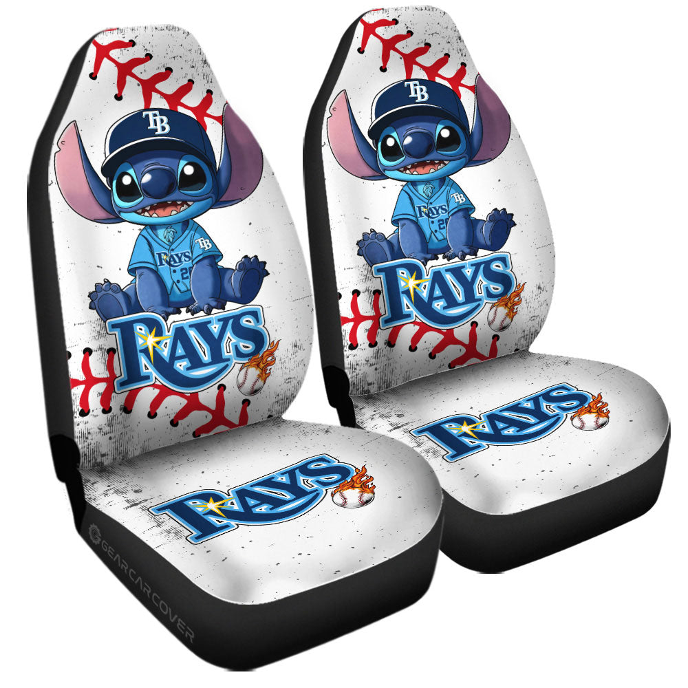 Tampa Bay Rays Car Seat Covers Stitch Theme Collection - Gearcarcover - 3