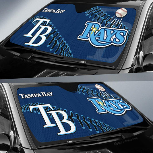 Tampa Bay Rays Car Sunshade Custom Car Accessories - Gearcarcover - 2