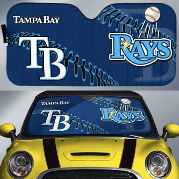 Tampa Bay Rays Car Sunshade Custom Car Accessories - Gearcarcover - 1