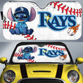 Tampa Bay Rays Car Sunshade Stitch Theme Collection - Gearcarcover - 1