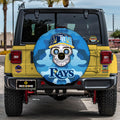 Tampa Bay Rays Spare Tire Covers Camera Hole Skull Theme Collection - Gearcarcover - 2