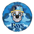Tampa Bay Rays Spare Tire Covers Camera Hole Skull Theme Collection - Gearcarcover - 4